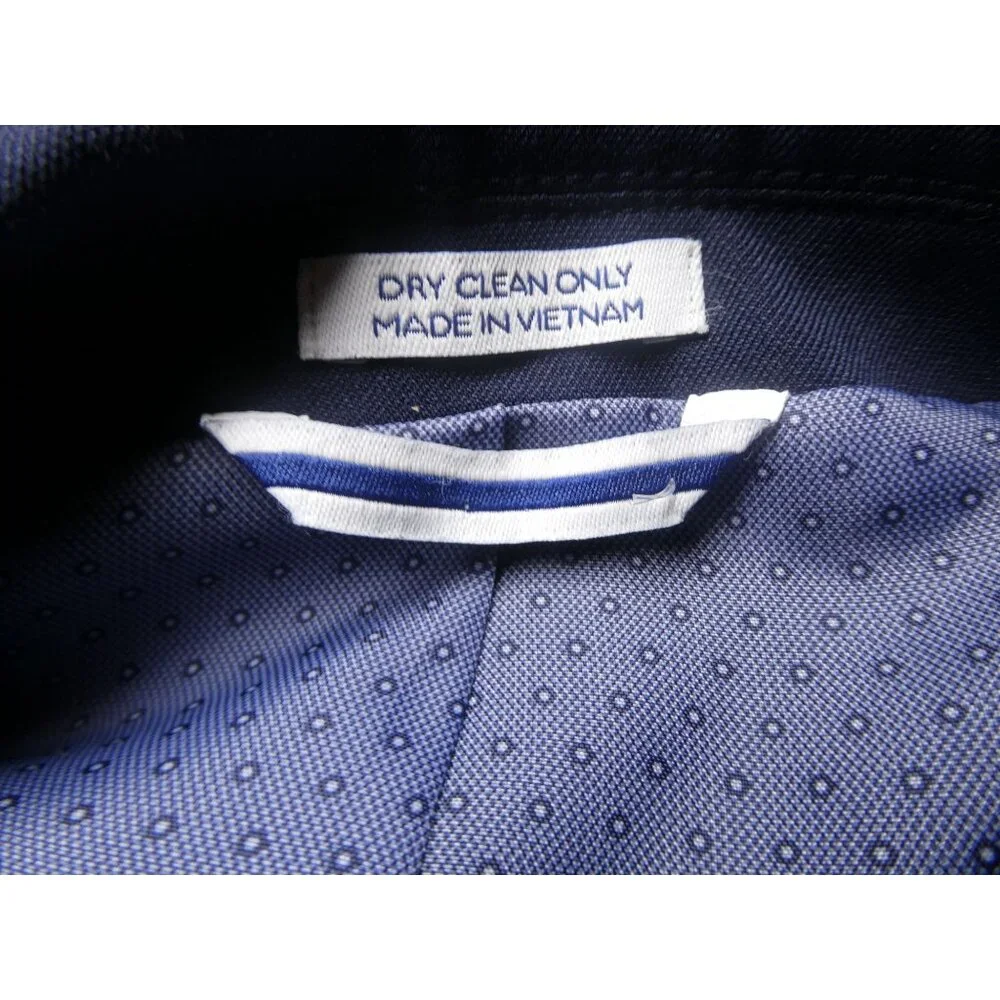 Saddlebred Men's Navy Blue Performance Blazer‎ Size 52R